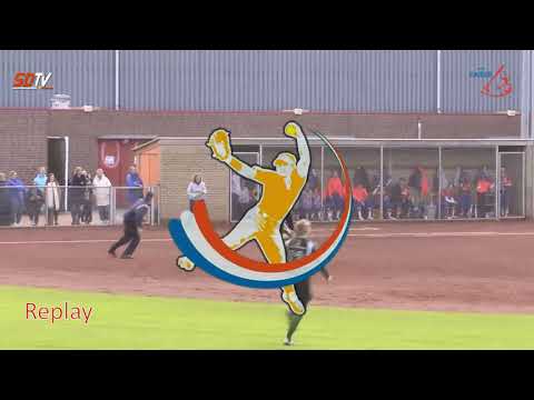 Samenvatting Holland series softbal Olympia-Roef! game 1