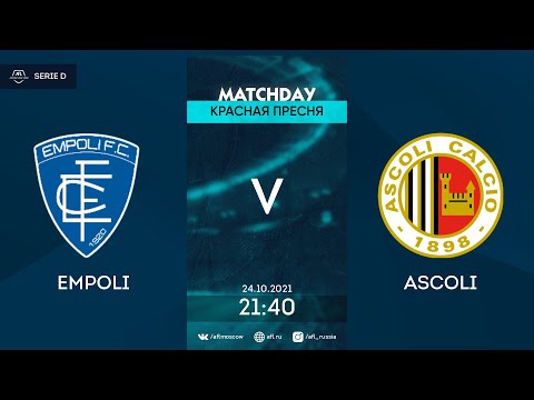 AFL21. Italy. Serie D. Day 12. Empoli - Ascoli