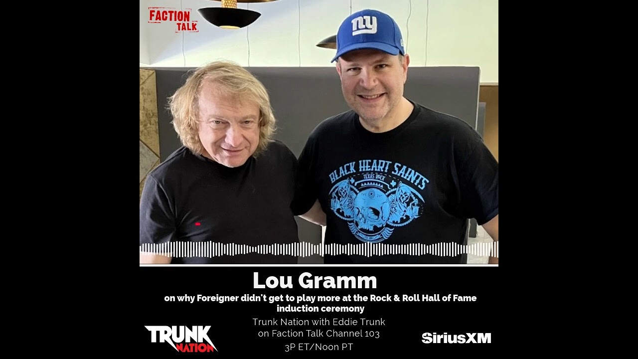 Lou Gramm on Why Foreigner Didn't Play More at RRHOF Induction - YouTube