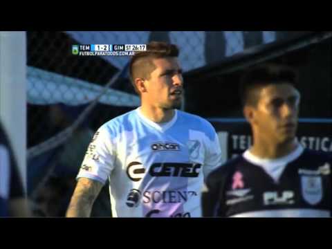 Travesaño del Lobo. Temperley 1 - Gimnasia 2. Fecha 28. Primera División 2015. FPT.