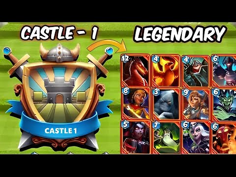 Trolling Opponents In Castle-1 With All Legendarys In One Deck! - Castle Crush