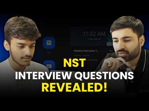 How to Crack NSAT Interview 2025? NSAT Interview Preparation & Questions | NST Admission Process