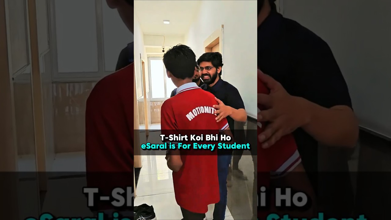 eSaral तो सबका है ❤️ ft. Prateek Sir 🙌🏻 #shorts #esaral #jee #neet