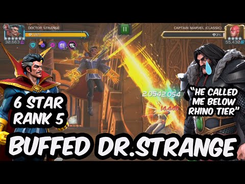6 Star R5 Buffed Dr. Strange LIVES UPTO THE HYPE?! - God Tier Control - Marvel Contest of Champions