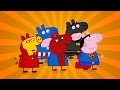 Five Little Peppas Jumping On The Bed Peppapig