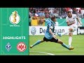 Rebic hattrick in comeback win | Mannheim vs. Frankfurt 3-5 | Highlights | DFB-Pokal | 1st Round