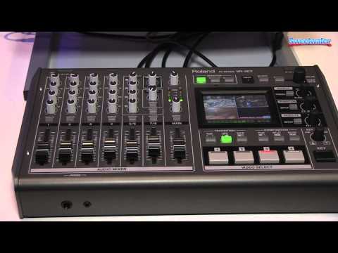 Roland Systems Group VR-3EX A/V Mixer Overview - Sweetwater at Winter NAMM 2014