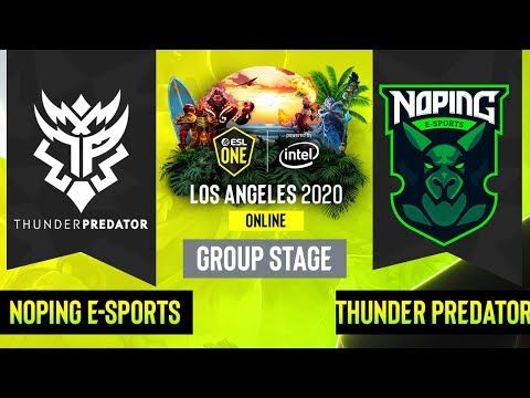 Dota2 - Thunder Predator vs. NoPing E-sports - Game 1 - Group Stage - SA - ESL One Los Angeles