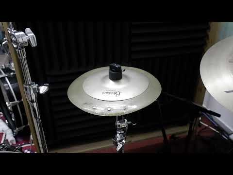 MEINL Temporal Stack I, Stack with a donut cymbal cut from old Zildjian A splash