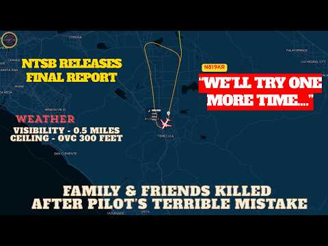 NTSB Audio | 3 AM Vegas Flight Ends in Tragedy – 6 Killed After Go-Around & second approach