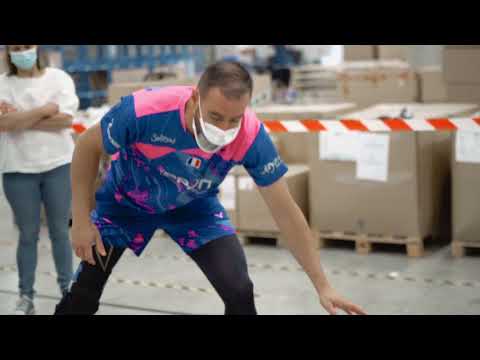 Initiation au parabadminton avec Mathieu Thomas