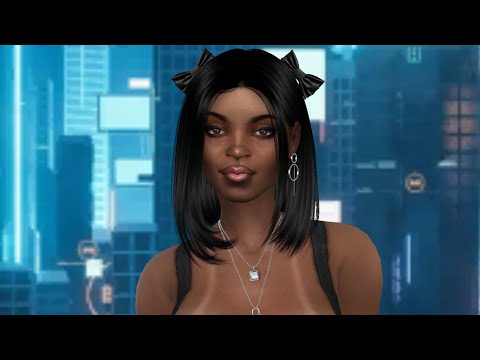 sims 4 premium cc download girl Kayla Graves by Bonita100 Cas Video Preview