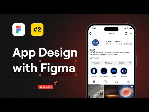 Make Instagram in Figma  - Mobile App Design Tutorial in Figma PART #2