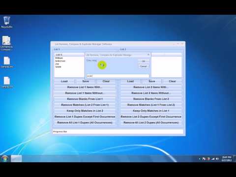 List Remove, Compare & Duplicate Manager Software