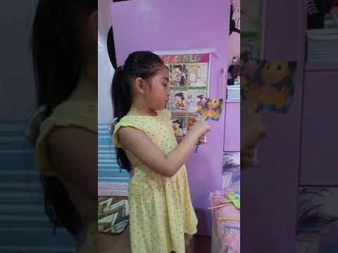 chiku learns to wash her hands.