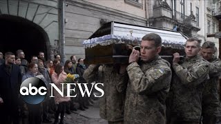 Ukrainian soldiers laid to rest after making ultimate sacrifice