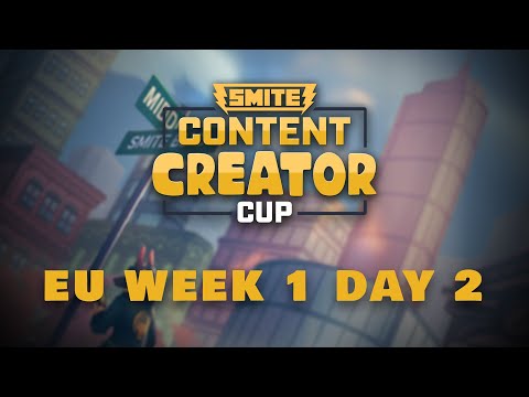 SMITE Content Creator Cup - EU Week 1 Day 2