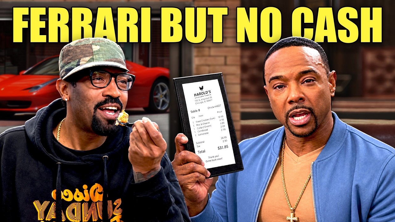 Deon Cole Eats Harold's Chicken & Leaves Rip The Bill
