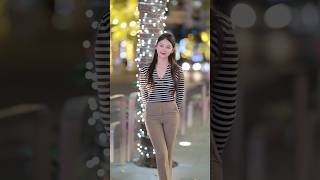 beautiful girl street fashion outfits style #tiktok #chinesefashion #mejoresstreetfashion #shorts