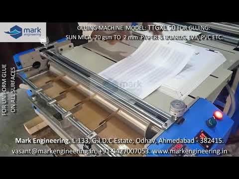 Paper Duplex Gluing And Pasting Machine
