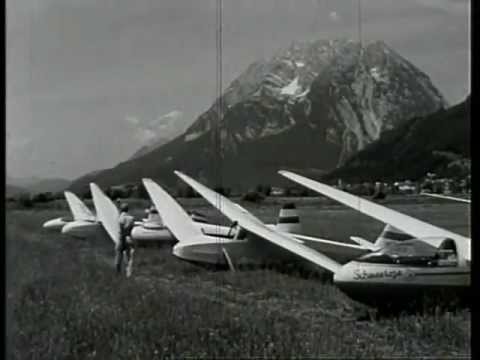 Segelfliegen in Aigen anno dazumal