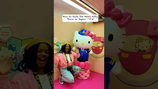 How to ride the Hello Kitty Shinkansen in Japan #traintravel #traintraveler #japantravel #traintrip