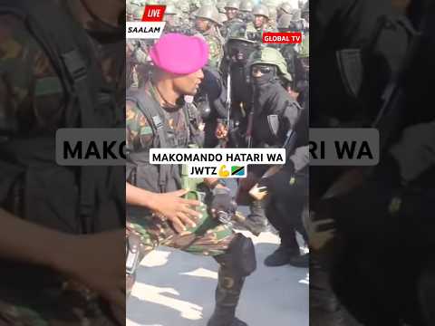 CHEKI MAKOMANDOO HATARI WA JWTZ💪🇹🇿💪 #makomando #jwtz  #tanzania #viralvideo #globaltv
