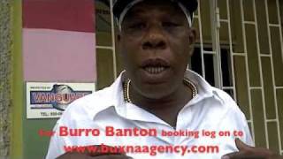 Burro Banton - announces European tour  in Summer 2011