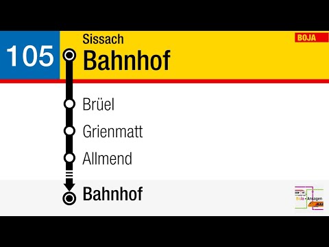 BLT Ansagen | 105 Ortsbus Sissach | BoJa Ansagen