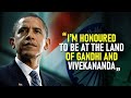 President Obama Leaves India SPEECHLESS | US President Obama BEST Speeches of all time