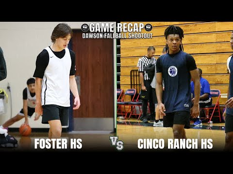 Dawson Fall Ball Shootout | Foster HS vs Cinco Ranch HS Game Recap