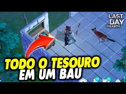 TODO O TESOURO EM UM BAÚ NA INVASÃO - Last Day On Earth
