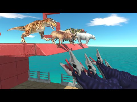 Jump Over Giant Skull Crawler - Animal Revolt Battle Simulator