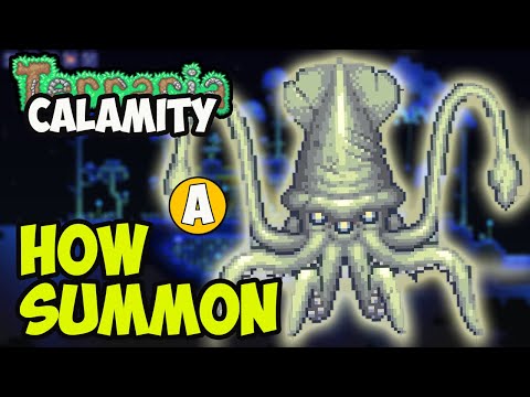 Terraria Calamity Mod How To Summon COLOSSAL SQUID BOSS (2025)