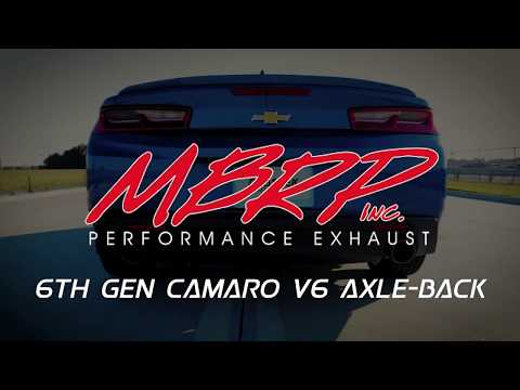 Phastek Performance / MBRP Axle-back System 6th Gen V6 Camaro #S7038..