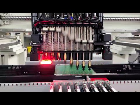 MC889 High-Speed SMT Pick and Place Machine Demo - 8 Placement Heads