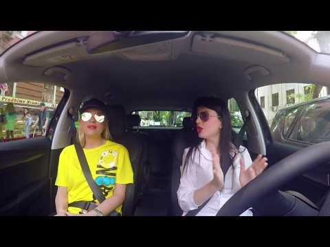 Mos i fol shoferit - Alketa Vejsiu, Armela Demaj dhe Sonila Kapedani në taksinë e Rudina Dembacaj