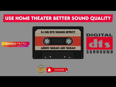 Adho Varan Adi Varan Tamil 5.1 Dts Sound Song @ennodapattu