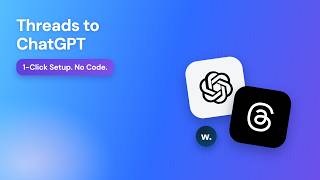 Threads to ChatGPT: 60-Second Setup (No Code, 3 Steps)