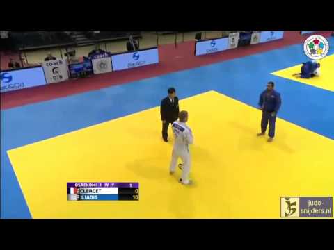 Judo 2013 Grand Prix Dusseldorf: Clerget (FRA) - Iliadis (GRE) [-90kg] bronze