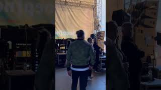 Rea Garvey before going on stage ❤️‍🔥 #reagarvey #festival #onstage