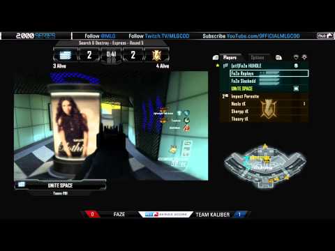 Faze vs Team Kaliber - Game 2 - MLG 2000 Series