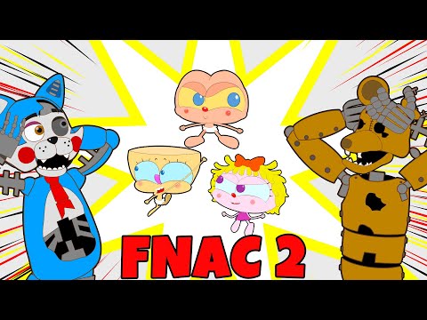 Mongo e Drongo BEBÊS Em Five Nights at Candy's 2 - FNAC 2 com Gegé - Desenho animado