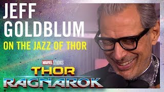 Jeff Goldblum On the Jazz of Thor: Ragnarok -- Marvel Studios' Thor : Ragnarok Red Carpet Premiere