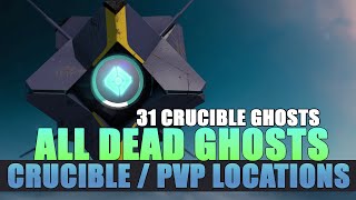 All 31 Dead Ghost Fragments in PvP (Crucible Maps) - Destiny Rise of Iron