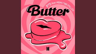 Kadr z teledysku Butter tekst piosenki BTS (Bangtan Boys) feat. Megan Thee Stallion
