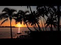 10 Hours Sunset At Mahai Ula Beach Hawaii Video Audio 1080HD SlowTV