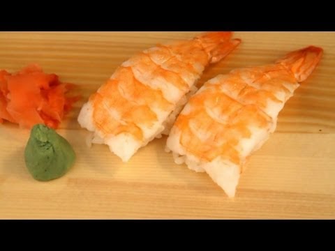 How To Make Sushi - Boiled Shrimp Nigiri Zushi