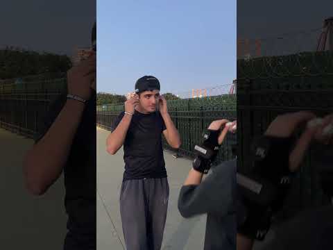 😅 #skater #airpods #fail #headphone #🛼
