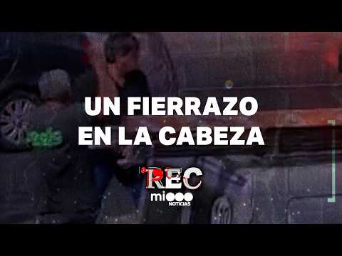 A BLOW TO THE HEAD WITH AN IRON - A MOTORCYCLE IS STOLEN - #REC